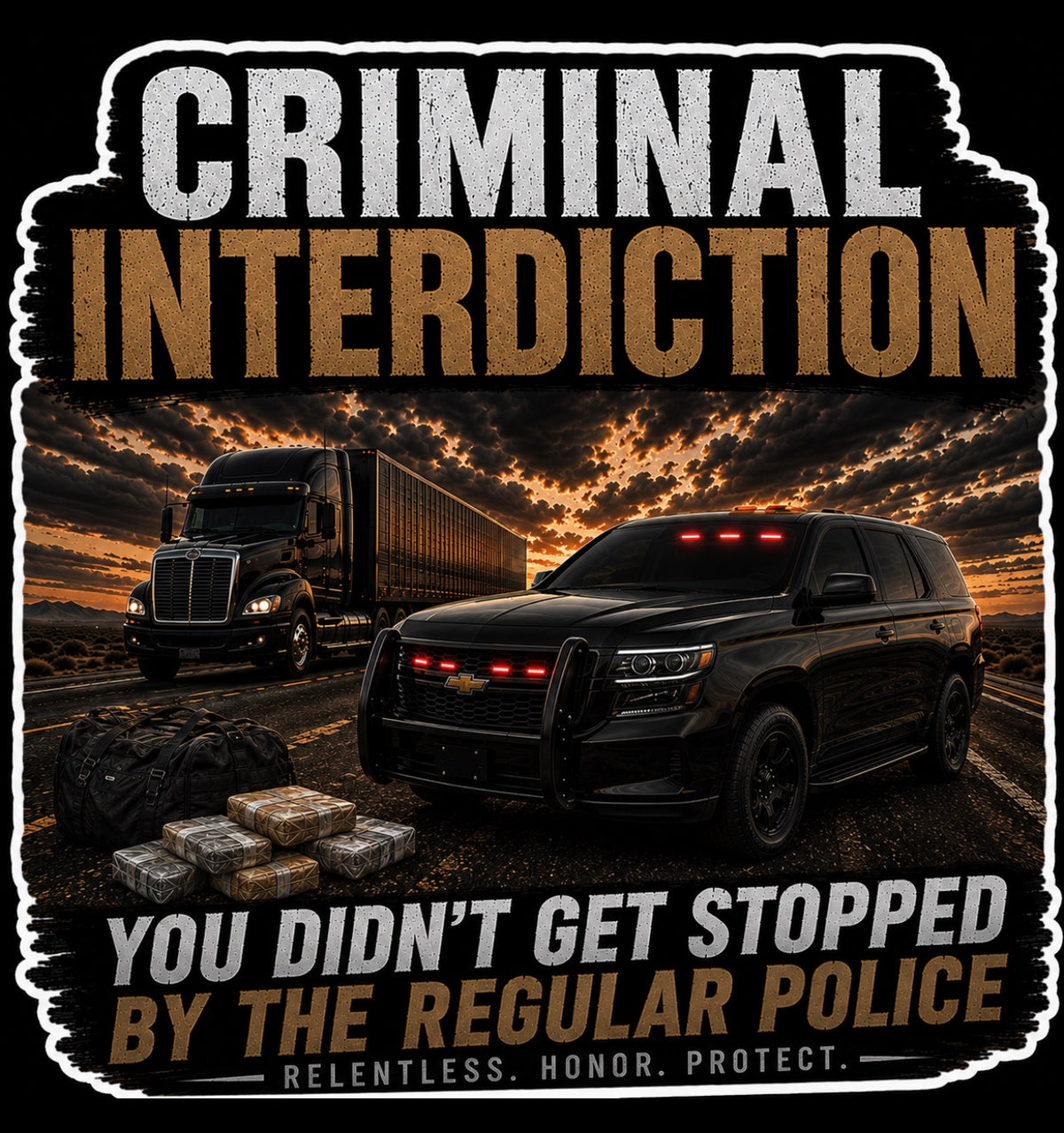 Criminal Interdiction Sticker