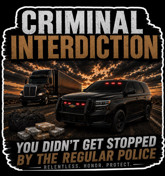 Criminal Interdiction Sticker